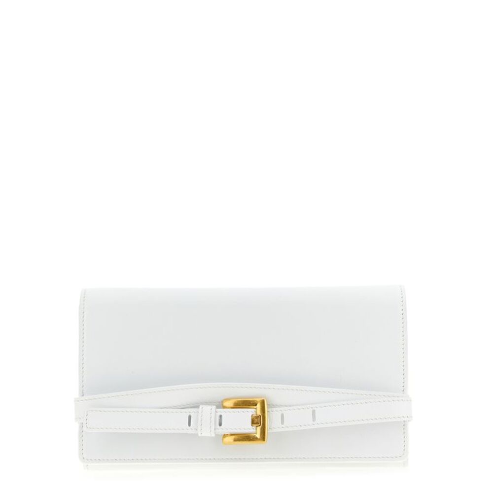 Balmain White Calfskin Women's Cardholder